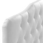 Modway - Annabel Vinyle rembourré Tête de lit Queen, Blanc-6