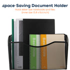 ShoppingAll - Porte-dossiers Mural, Ensemble De 3, Compartiment Unique Suspendu Pour Documents et Courrier-installation murale facile - quincaillerie incluse. maximise l’espace vertical et désencombre le bureau
