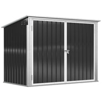 Outsunny - remise de jardin extérieure 6 pi x 3 pi-Abri de rangement pour 2 poubelles  
