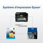 Epson - T127 Cartouche d'encre - Capacité extra élevée - Noir, paq./2-Modèles compatibles : Epson Stylus NX530, NX625, Epson WorkForce 545, 60, 630, 633, 635, 645, 840, 845, WF-3520, WF-3520DWF, WF-3540, WF-3540DTWF, WF-7010, WF-7510, WF-7520