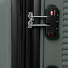 Swiss Mobility - Ensemble de Valise 2 Morceaux à Coque Rigide de la collection Rhodes- Vert-Poignées supérieures renforcées (sur toutes les valises) et poignées latérales (sur la grande valise)