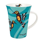 Oscardo - Tasse porcelaine « Colibri » de Francis Dick - 295 ml-Design d’art autochtone - Colibri par Francis Dick, artiste kwakwaka’wakw, œuvre des Premières Nations célébrant le patrimoine culturel et les traditions