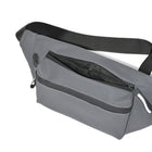 Nicci - Sac banane avec poche avant zippée - Gris -Poche zippée à l'arrière