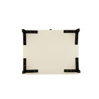 Manhattan Comfort - Table de nuit moderne Amara 50 cm, crème et chêne naturel-Garantie limitée du fabricant de 30 jours
