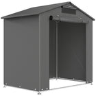 Outsunny abri portable 6 pi x 4 pi-Cadre en acier renforcé avec cordes d’haubanage offrant une stabilité exceptionnelle, résiste à des vents de niveau 5-6  
