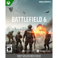 Battlefield 6 sur Xbox Series X-LA NOUVELLE RÉFÉRENCE EN MATIÈRE DE COMBAT DE JTPP : Le nouveau système de combat kinesthésique de Battlefield vous rapproche plus que jamais de votre personnage et de votre environnement. Avec un système d’armes à feu et de mouvements tactiques repensé, chaque mouvement est plus instinctif et précis – des sprints accroupis à traîner ses alliés en passant par les réanimations