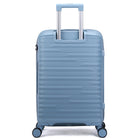 TUCCI - Bagage d'enregistrement à coque rigide Lussore 28 po - Bleu-Texture anti-rayures – Préserve son apparence grâce au déplacement. Une finition texturée qui résiste aux éraflures et conserve son aspect lisse de voyage après trip