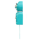 Kit-Cat Klock - Horloge murale vintage coccinelle avec perles - Bleue-5