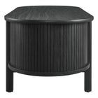 Modway - Cadence Table basse - Noir-Glissades de pied ajustables sans marquage