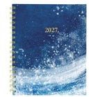 Blueline - Agenda Hebdomadaire/Mensuel - 9 1/4 po H x 7 1/4 po l - Motif Celestial - Anglais-Reliure à double spirale dorée, couverture rigide en deux pièces