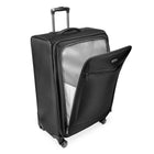 Ricardo Beverly Hills - Avalon Grande Valise de 28" - Noir-Roulement silencieux — Conçu pour un déplacement fluide et peu bruyant.