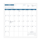 Quo Vadis - Visoplan Agenda Mensuel - 8.8 cm l x 17 cm H - Couleurs Assorties - Français-Grille 2 couleurs sur papier blanc