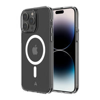 AXS - ULTRA CLEAR etui Compatible avec MagSafe teste contre les chutes pour Apple iPhone 14 Pro, Transparent-Compatible MagSafe