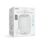 Pure Enrichment - Humidificateur à remplissage par le haut HUME Sense-Technologie de choix des couleurs : améliorez l'ambiance grâce à la veilleuse à douce lueur qui peut faire défiler différentes couleurs ou afficher une seule couleur.