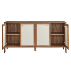 Modway - Capri Grains de bois de 65" Armoire de rangement de buffet - Noyer-7