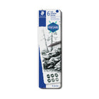 Staedtler - Crayons Graphite Intégral Mars Lumograph - 6 Pièces-Parfait pour l’écriture, le dessin, les croquis et le hachurage. Convient également aux dessins professionnels et artistiques sur papier ou film à dessin