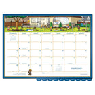 MotherWord - Ultime calendrier familial de luxe pour réfrigérateur 2026-2027 - 13 1/2 po H x 18 po l - français-Aimants super puissants pour le fixer sur le réfrigérateur