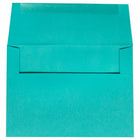 JAM Paper - Enveloppes d'invitation colorées A7 - 5,25 x 7,25 - bleu mer recyclé - Paquet de 50-Ces enveloppes sont idéales pour les invitations, les cartes de voeux, les RSVP, les cartes de remerciement, les cadeaux d'anniversaire, les vacances et plus encore