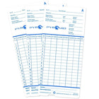 Pyramid Time Systems - 1 000 cartes de pointage authentiques et authentiques pour horloges pyramidales 2500, 2500K1, 2600, 2650, 2650Pro, cartes de pointage, français-Double face, jours 1-15 (face A), 16-31 (face B)