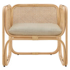 Modway - Ellis Rotin naturel Fauteuil d’accent - Naturel-7