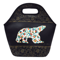 Oscardo - Sac-repas Spring Bear de Dawn Oman-Motifs d’art autochtone authentiques - Met en valeur de magnifiques œuvres d’art créées par des artistes des Premières Nations, inuits et métis de partout au Canada, apportant la richesse des cultures autochtones et leur créativité au quotidien
