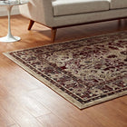 Modway - Grania Turc floral vintage orné Tapis de 5 pi l x 8 pi L - Bourgogne et Tan- Fil polypropylène / chenille