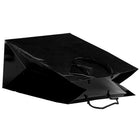 Jam Paper Sacs-cadeaux lustrées, grand format, 10 x 13 x 5 po, noir, lustré, 6/paquet (673GLBLA)-Dimensions : 10 x 13 x 5 po