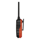 Cobra - Radio VHF marine portable Bluebound 350 - Noir/Orange-Fonction Float n’ Flash avec noyau flottant orange Signature pour une localisation rapide par-dessus bord