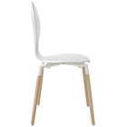 Modway - Path Chaise à manger Ensemble de 4 - Blanc-4