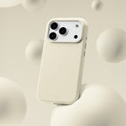 TUFF8 - Étui GlideAir Mag Blanc iPhone 17 Pro-Surface mate douce : aide à résister aux empreintes digitales et garde votre étui propre et élégant