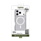 TUFF8 - Étui Glitz Mag Transparent iPhone 17 Pro-Protection de l'écran et de l'appareil photo : Conçu avec un rebord surélevé pour l'objectif et le cadre de l'écran pour protéger votre appareil photo, votre flash et votre écran contre les égratignures lorsqu'il est placé face vers le bas