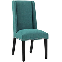 Modway - Baron Tissu Chaise à manger - Sarcelle-Fauteuil d’appoint moderne élégant