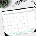 Brownline - 2027 Calendrier sous-main mensuel EcoLogix - 22 po x 17 po-Calendrier annuel de référence sur chaque feuille