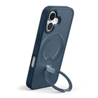 AXS - PROShield Stand MagSafe Compatible Apple iPhone 17 - Bleu-Pied rotatif à 360° pour visionnement en mode portrait ou paysage