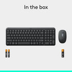 Logitech - Ensemble souris et clavier sans fil Bluetooth MK250 - Graphite-9