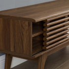 Modway - Render Console multimédia 46 po Meuble TV, Noyer-Construction durable en panneaux de particules