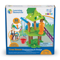 Learning Resources - Ensemble de construction d'ingenierie et de conception de cabane dans les arbres-Styles d'apprentissage : tactile et visuel