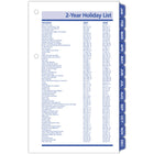 AT-A-GLANCE - Recharge de calendrier de bureau hebdomadaire 2027 QuickNotes 2 pages/jour - 6 po H x 3 1/2 po l - anglais-Section QuickNotes pour les notes, les listes et les choses à faire