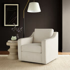 Modway - Liora Performance Velvet Fauteuil - Alabaste-Accoudoirs courbés