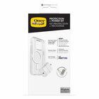 OtterBox - Kit Protection&Alimentation (Symmetry transparente avec MagSafe & chargeur mural 30W blanc) pour iPhone 16 Pro Max - Transparente-Bords surélevés autour de la caméra pour une protection contre les chocs violents