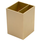 JAM Paper - Desk Trio agrafeuse, distributeur de ruban adhésif et porte-stylo - Or-Quantité : (1) agrafeuse, (1) dévidoir de ruban adhésif (ruban non inclus), (1) porte-stylo