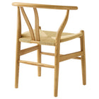 Modway - Amish 29" Chaise à manger - Naturel-Arrivée entièrement assemblée
