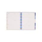 The Happy Planner - Planificateur daté grand format 2026–2027 à reliure à disques - 11-1/2 po x 10-1/4 po - Bleus champêtres-Doté du système de reliure à disques personnalisable de Happy Planner, pour ajouter ou retirer des pages en toute facilité
