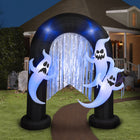 GEMMY - Arche lumineuse gonflable d'Halloween avec fantômes - 272 cm x 251 cm-Pour usage intérieur et extérieur