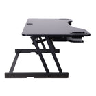 Rocelco - Élévateur de bureau réglable de 45 po avec tapis anti-fatigue-L'ADR45 mesure 45" de large et peut contenir 3 moniteurs et un ordinateur portable