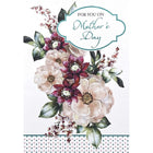 Mill Brook Studio - Cartes De Souhaits Fête des Mères / Enveloppes - 5-3/8 po x 7-3/4 po - Rouge at rose - Paquet de 18-Cartes de souhaits qualité boutique