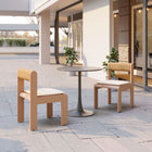 Zuo - Island Chaise de salle à manger - Blanc - Ensemble de 2-Supporte jusqu'à 275 lb