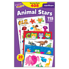 TREND - Autocollants super formes animaux étoiles - Grand pack varié - 3 paquets de 408-Valeur supplémentaire dans chaque pack. Idéal sur les devoirs, les tampons d'incitation et les graphiques, et plus encore.