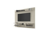 Manhattan Comfort - Centre de divertissement flottant moderne Plaza 64,25 po - Blanc cassé-Garantie limitée du fabricant de 30 jours