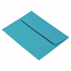 JAM Paper - Enveloppes d'invitation colorées A6 - 4 3/4 x 6 1/2 - bleu recyclé - Paquet de 100-Couleur bleue